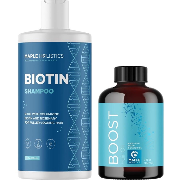 美国直邮Maple Biotin Shampoo生物素控油固发增发厚发洗发水
