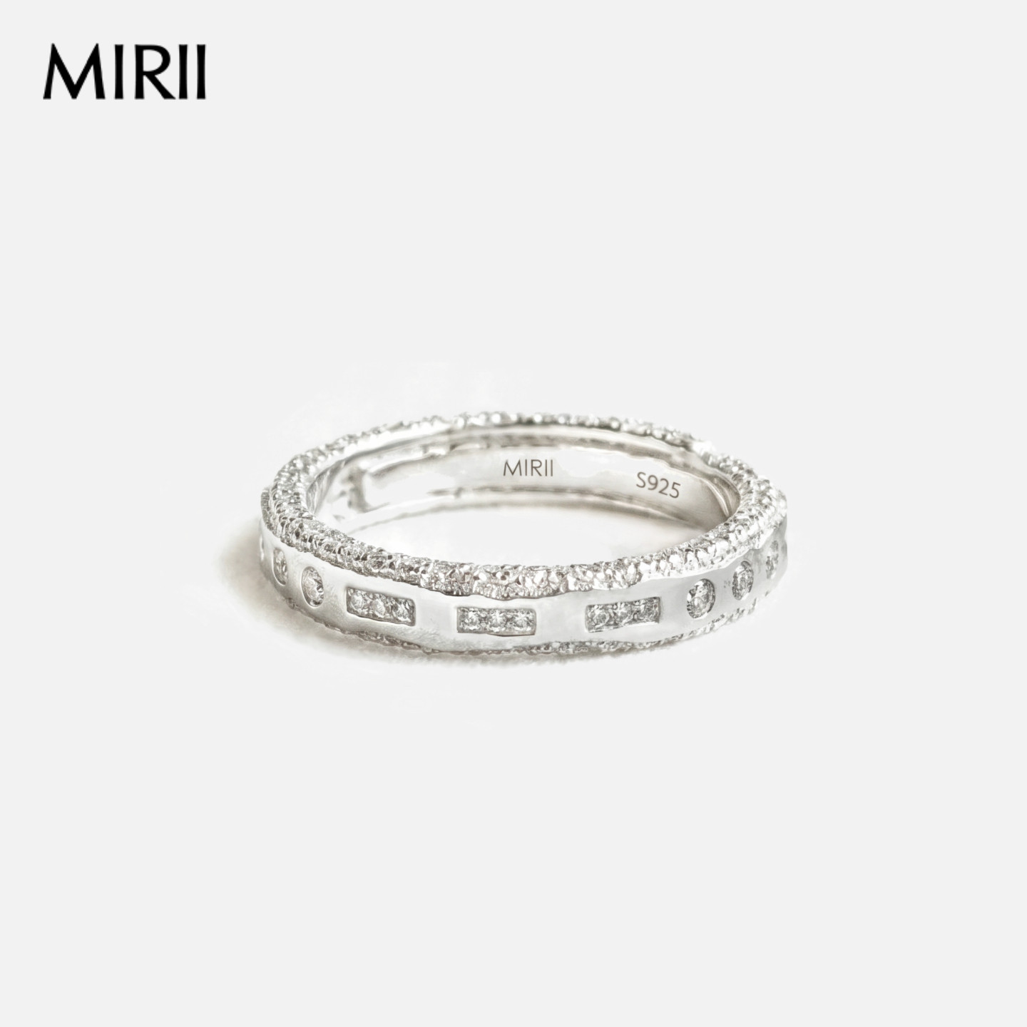 MIRII秘日 L·O·V·E 摩斯密码情侣对戒 纯银精致开口可调节