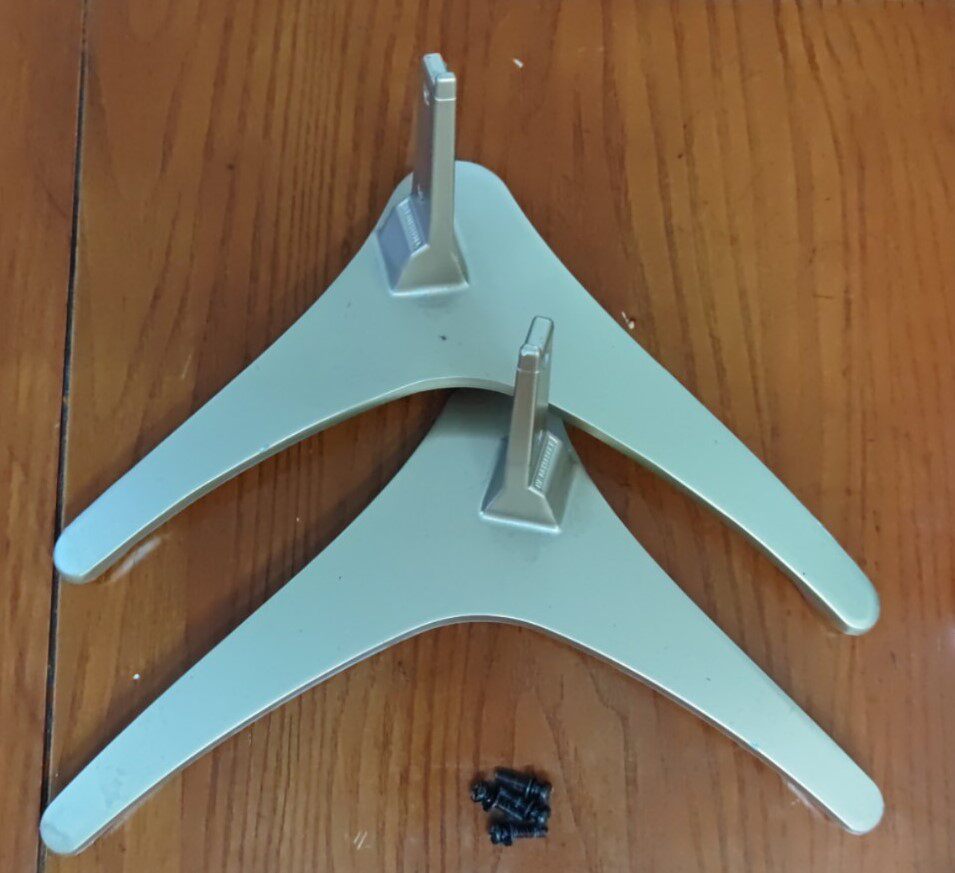 原装拆机长虹液晶电视 55G6 底座托盘台坐支架脚架配螺丝