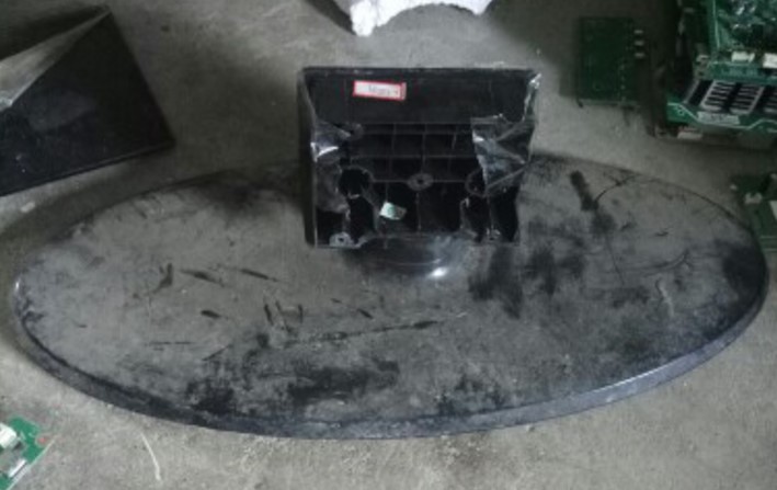 D原装拆机海尔液晶电视 L32F3 L32F6底座盘台座支架子配螺丝