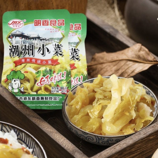 明香园潮州小菜80g 包潮州咸菜下饭菜即食早餐配粥杂咸潮汕特产