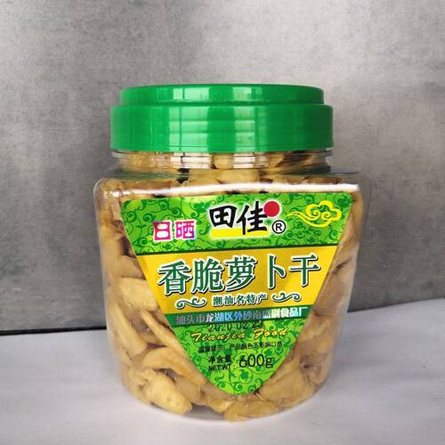 田佳香脆萝卜干600g瓶菜脯下饭菜