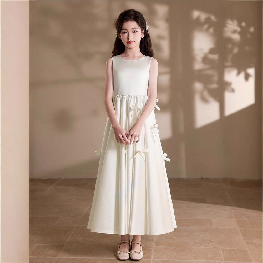 儿童时尚洋气简约礼裙花童连衣裙