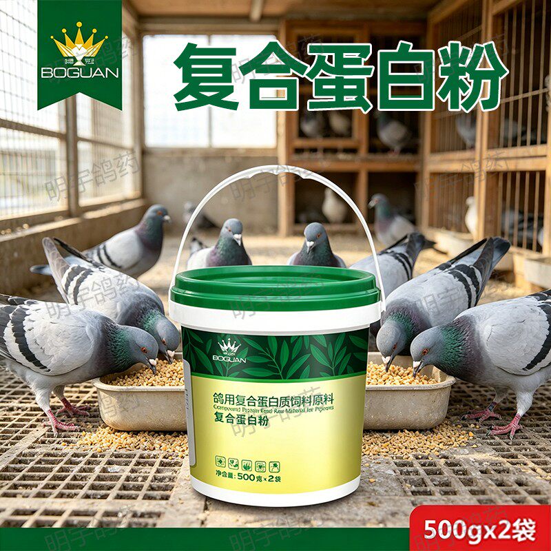 搏冠全能复合蛋白粉信鸽用品赛鸽鹦鹉鸟蛋白粉营养粉保健非鸽子药
