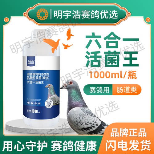 格莱德六合一活菌王赛鸽信鸽鸟肠道调理益生菌有益菌养殖常备鹦鹉