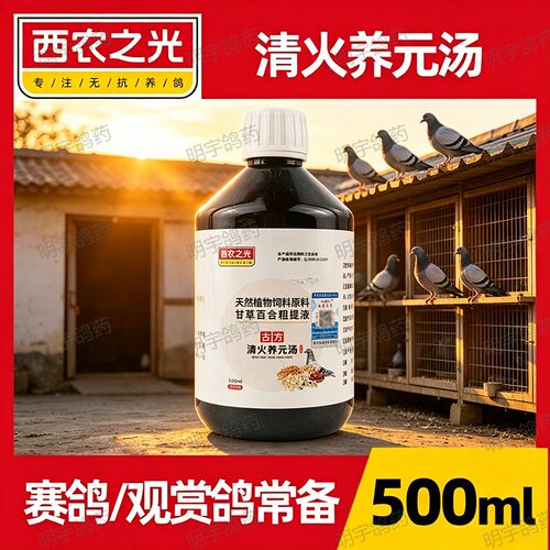 西农之光清火养元汤赛清热降火防暑降温鸽子绿色精500ml