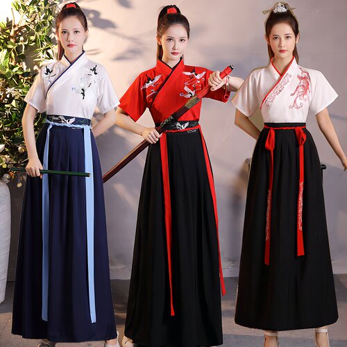 美缇雅乐四面弹汉服女中国风