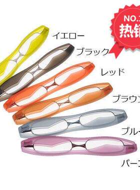 日本精工原装进口正品 时尚眼镜超轻折叠便携高清老花镜男女通用