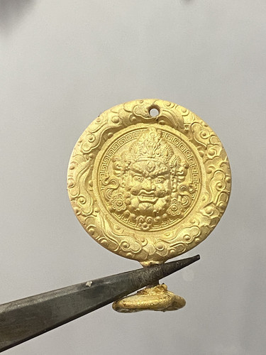 新款麒麟黄财神吊坠石膏模具吊坠金银首饰倒模制作招财居家打金模