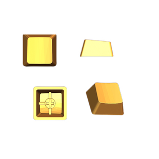 新款键盘帽配件吊坠模具黄金石膏模具居家打金模具金银倒模diy