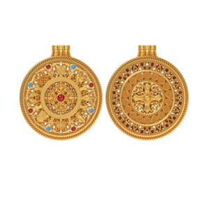 新款八宝罗盘吊坠黄金石膏模具打金工具居家打金diy制作打金模具