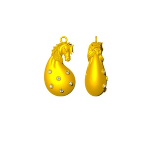 新款马年生肖马吊坠黄金石膏模具打金工具居家打金diy制作打金模