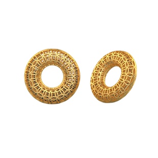 新款镂空花丝平安扣吊坠黄金石膏模具打金工具居家打金diy制作