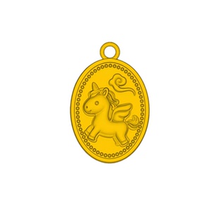 新款小马吊坠黄金石膏模具打金工具居家打金diy制作打金模具