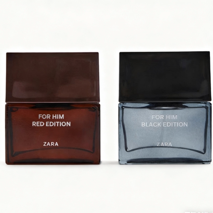 ZARA RED EDITION 男士红色浓香水+魅黑浓香  持久诱惑绅士