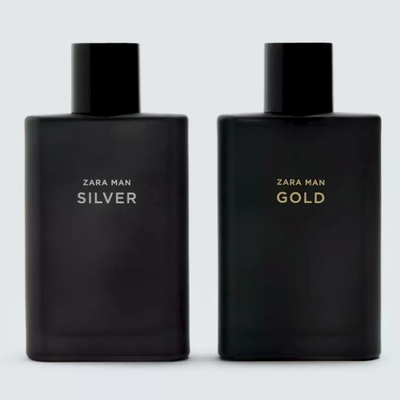 ZARA30ml100ml金色银色淡香男士