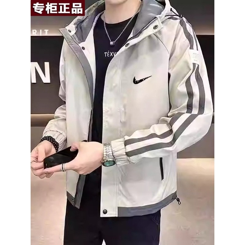 奥莱官方旗舰店唯品会品牌2026新款春季潮流夹克外套男潮牌连帽工,男装,夹克,淘宝优惠券,粉丝福利购,淘宝优惠卷