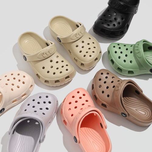 儿童洞洞鞋女童凉鞋2026夏季宝宝鞋中大童沙滩鞋男童包头拖鞋软底