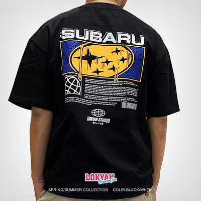 SU主题日系JDM厂牌扫把佬改装车T恤经典情怀汽车文化STI服饰