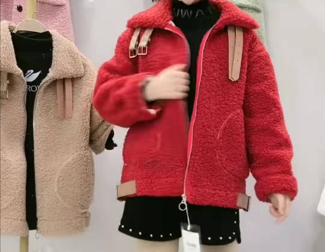 2019秋冬新宽松立领棒球服夹克皮毛一体|msdalam kategori Butik wanita / wanita, baju-T - dari Buy2taobao.com untuk memberikan perkhidmatan ejen Taobao profesional membeli