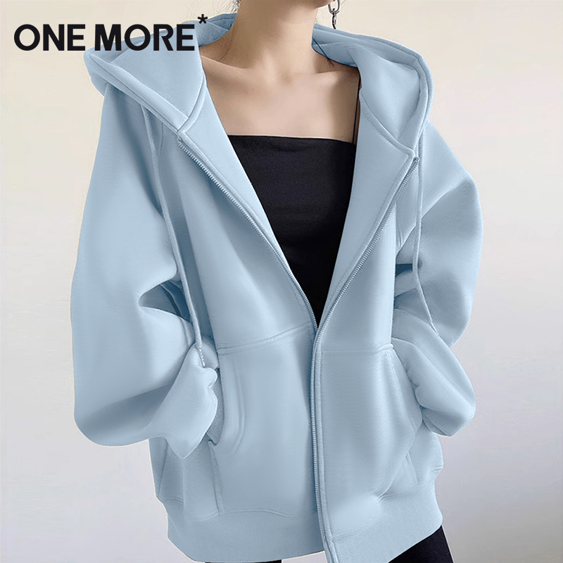 蓝色卫衣女春秋季2025年新款