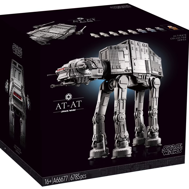 星球大战75313 UCS AT-AT全地形装甲步行机男孩拼装中国积木玩具