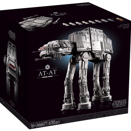 星球大战75313 UCS AT-AT全地形装甲步行机男孩拼装中国积木玩具