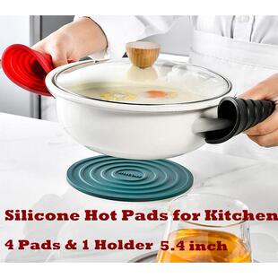 Silicone Hot Pads for Kitchen Trivet Mats for Hot Pots Pans