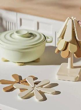 Silicone Trivet Portable Hot Trivets Table Mats Set