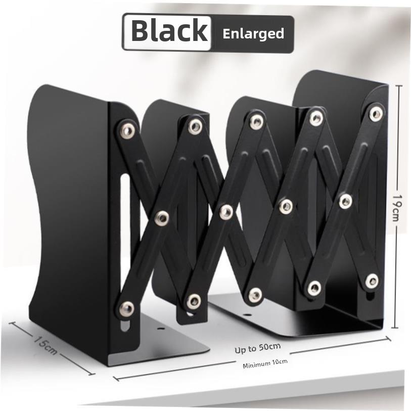 可伸缩的书柜与笔筒桌面书籍组织者