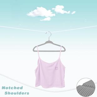 28cm non slip kid velvet clothes hanger baby hangers holder