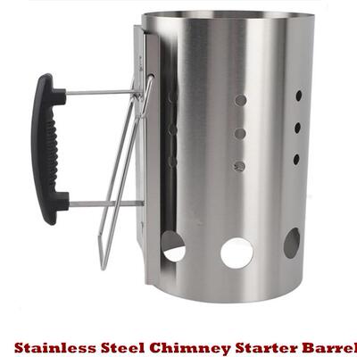 Chimney Starter Barrel Fire Starting Grill Rapidfire