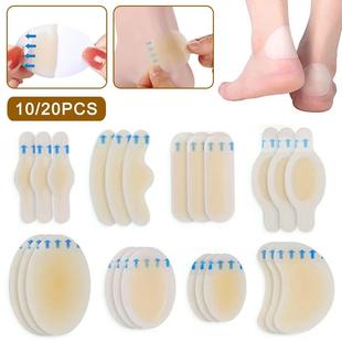 10/20pcs Hydrocolloid Pads Dressing Heel Tape Anti-Wear Ban
