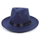 hat male retro woolen Fedora jazz top British Michae