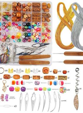 African Hair Rings Beads Cuffs Tubes Hair Braids Accessories
