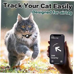 Airtag Cat Collar Breakaway, Reflective Kitten Collar with A