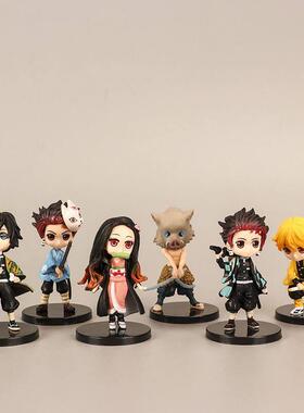 Demon Slayer PVC Action Figures Tanjirou Nezuko Anime Kimets