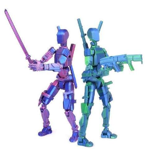 -SPOR T13 Action Figure Set Multi-Articulate Desktop