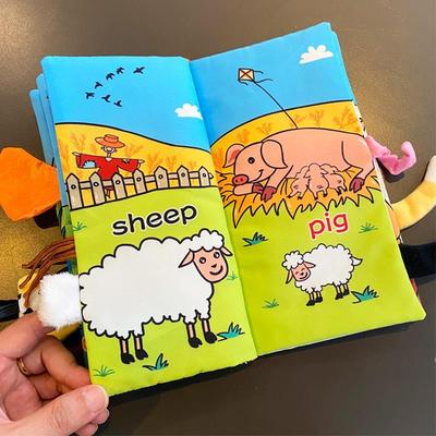 Baby Book Toys for Toddler Newborn Infant Soft Cloth Books Q