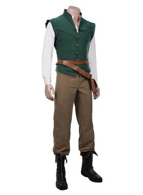 Flynn Rider Tangled Rapunzel Cosplay Costume Adult Carnival
