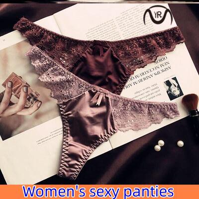 Sexy Women G-String Thong Lace Underwear Pantys Low-Waist