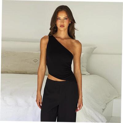 Fashionable backless lace up short top时尚露背系带短款上衣女