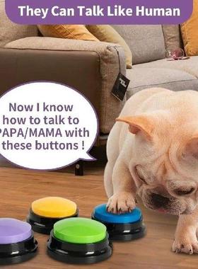 Recordable Pet Starter Talking Speaking Buttons Dog