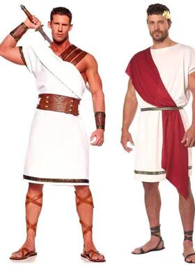 Ancient Greek Roman Gladiator Costume Adult Men Halloween