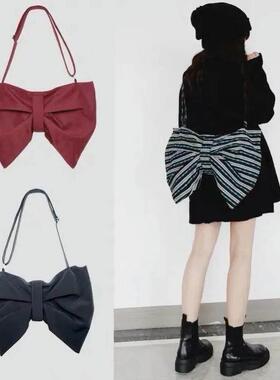 lady girl canvas tote bag lovely Bowknot bag should bag