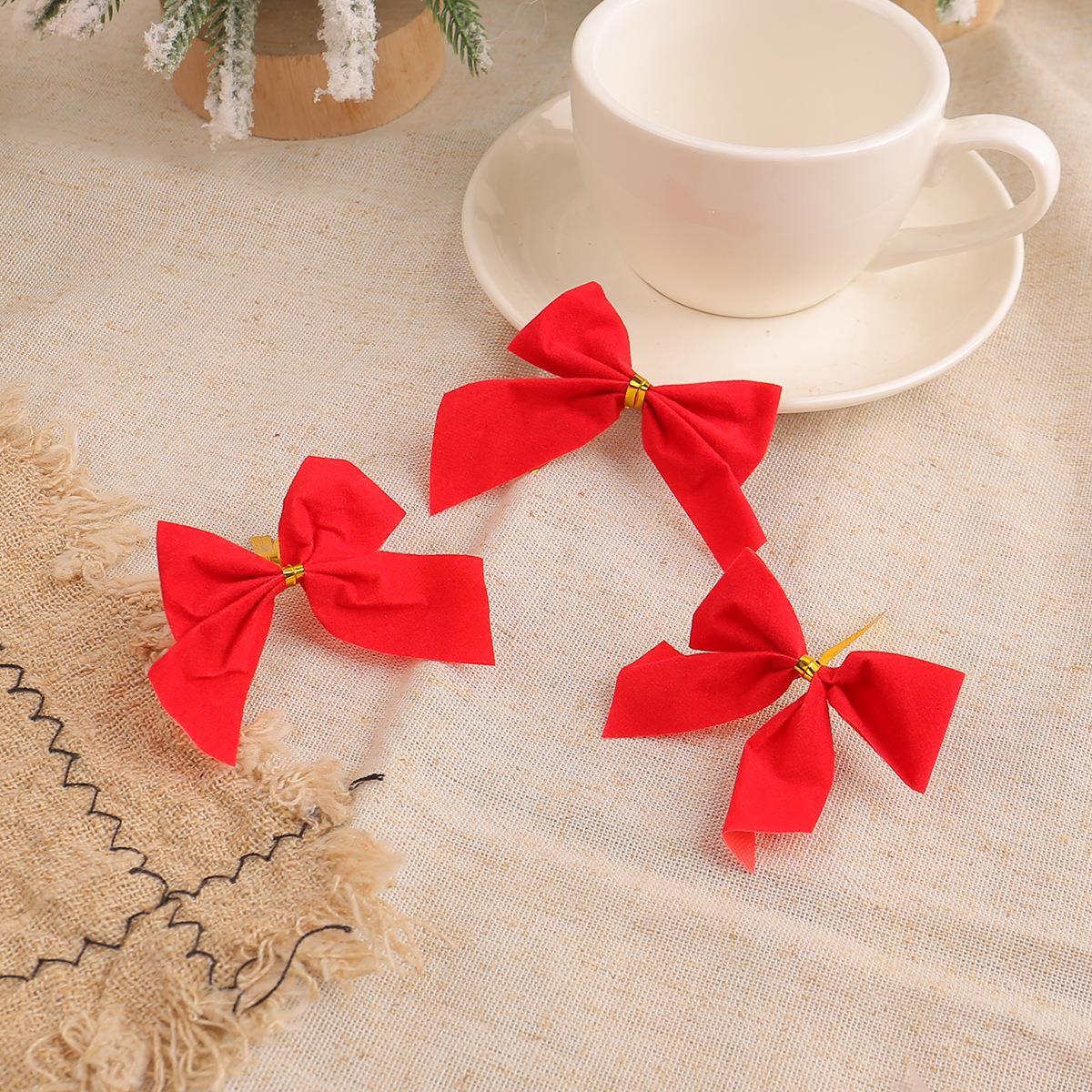 Christmas decorations Christmas tree hanging bows