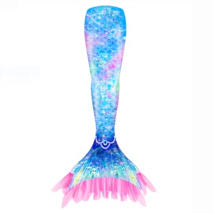 美人鱼公主尾巴演出泳装 女童儿童人鱼姬尾巴裙表演摄影温泉泳裙