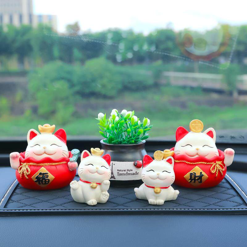 招财猫汽车摆件车车上用摇头玩偶可车内爱饰摆件装饰载用356品品