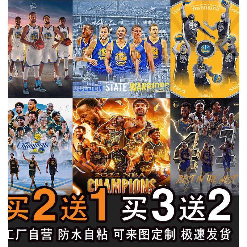 库里勇士队总冠军夺冠海报nba篮球明星海报墙贴海报壁纸3283