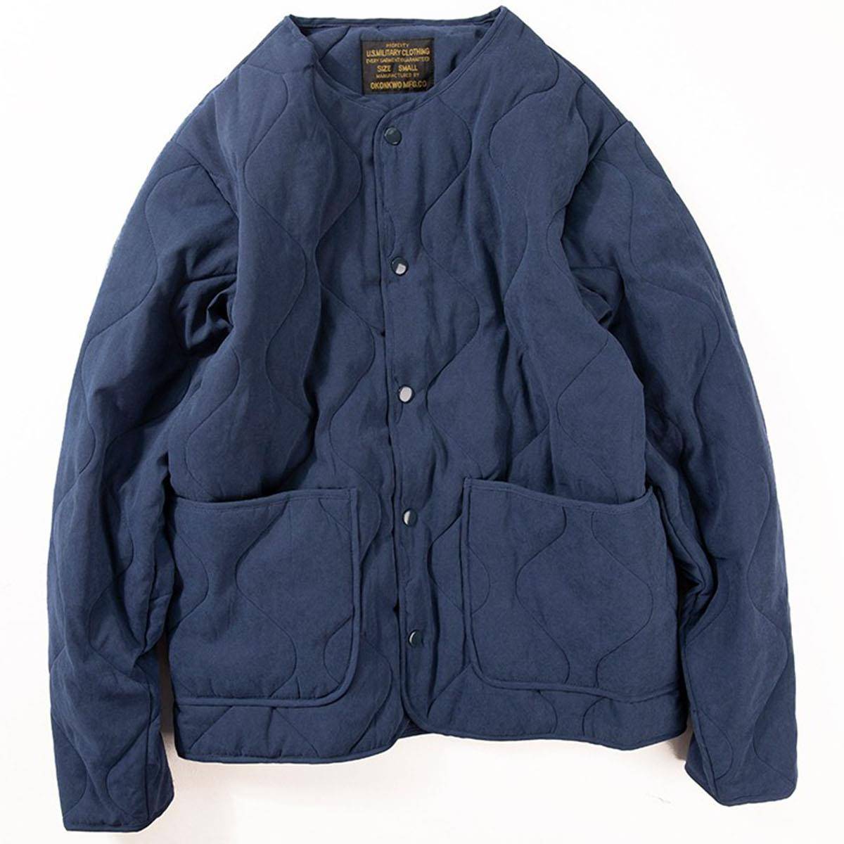 Home Daily 大工厂口碑货！冬季覆古夹棉M65内胆休闲丝绵棉服男潮